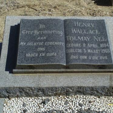 NEL Henry Wallace Tolmay 1894-1966