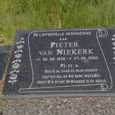 NIEKERK Pieter, van 1930-2000