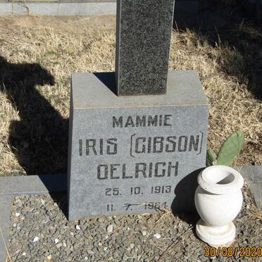 OELRICH Iris nee GIBSON 1913-1984