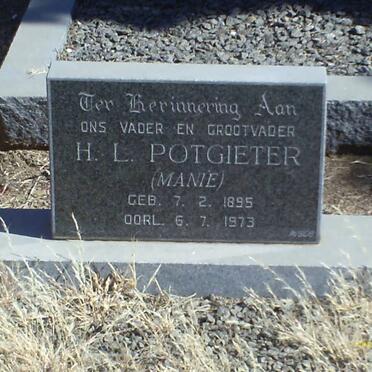 POTGIETER H.L. 1895-1973