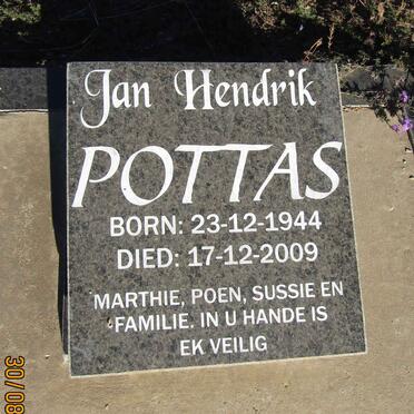 POTTAS Jan Hendrik 1944-2009