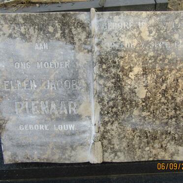 PIENAAR Ellen Jacoba nee LOUW 190?-1980