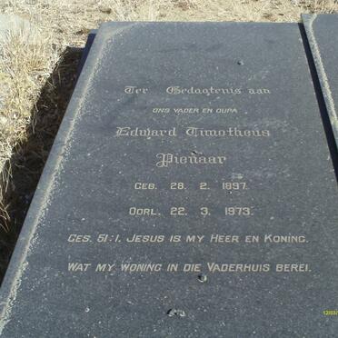 PIENAAR Edward Timotheus 1897-1973