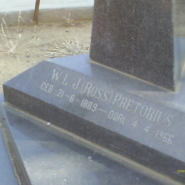 PRETORIUS W.L.J. 1889-1966