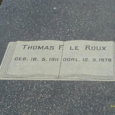 ROUX Thomas F., le 1911-1978