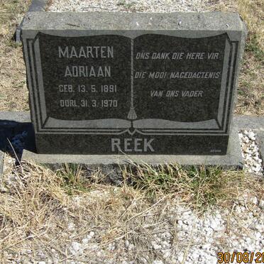REEK Maarten Adriaan 1891-1970