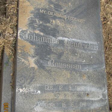 ROUSSEAU Johannes Hendrickus 1892-1941