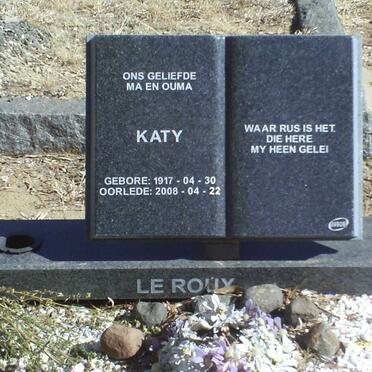 ROUX Katy, le 1917-2008