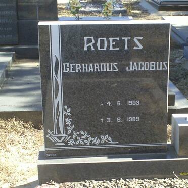 ROETS Gerhardus Jacobus 1903-1989