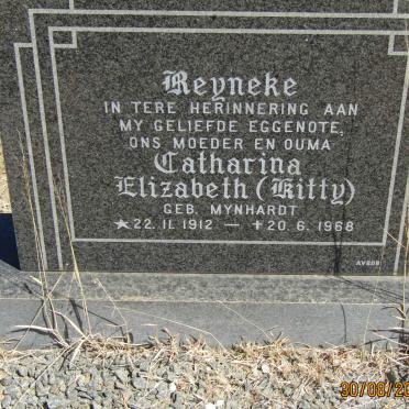 REYNEKE Catharina Elizabeth nee MYNHARDT 1912-1968