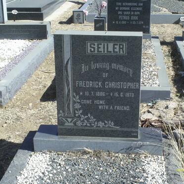 SEILER Fredrick Christopher 1886-1973