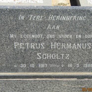 SCHOLTZ Petrus Hermanus 1917-1981