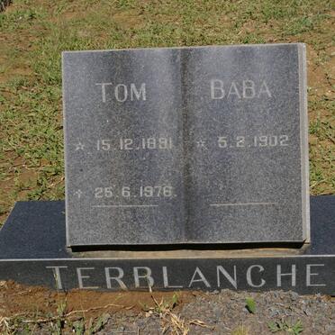 TERBLANCHE Tom 1891-1976 &amp; Baba 1902-