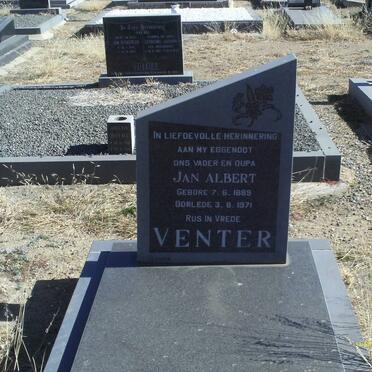 VENTER Jan Albert 1889-1971