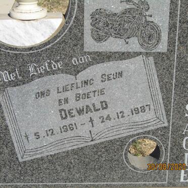 VISAGIE Dewald 1961-1987