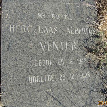 VENTER Herculaas Albertus 1948-2008