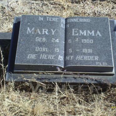 VENTER Mary Emma 1900-1991
