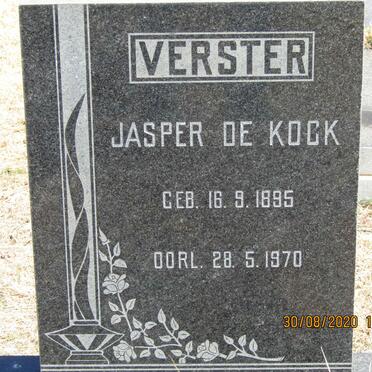 VERSTER Jasper De Kock 1895-1970