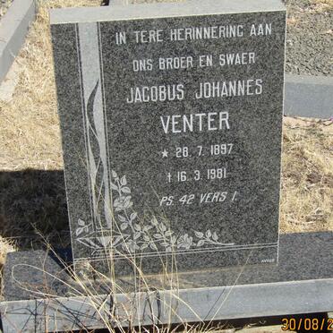 VENTER Jacobus Johannes 1897-1981