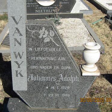 WYK Johannes Adolph, van 1928-1989