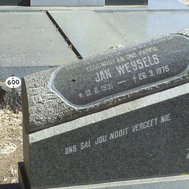 WESSELS Jan 1931-1975
