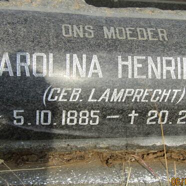 ? Tobias Johannes 1877-1966 &amp; Carolina Henrietta LAMPRECHT 1885-1971
