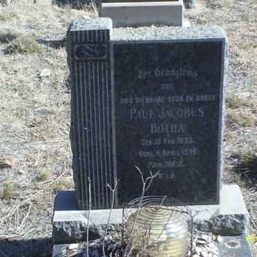 BOTHA Paul Jacobus 1933-1946