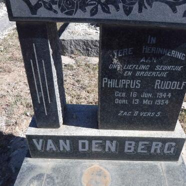 BERG Philippus Rudolf, van den 1944-1954