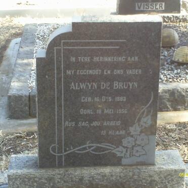 BRUYN Alwyn, de 1883-1956