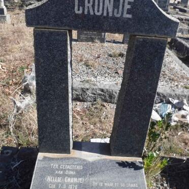 CRONJE Jan Abraham 1855-1940 &amp; Nellie 1870-1951