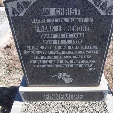 FINNEMORE Frank 1886-1976