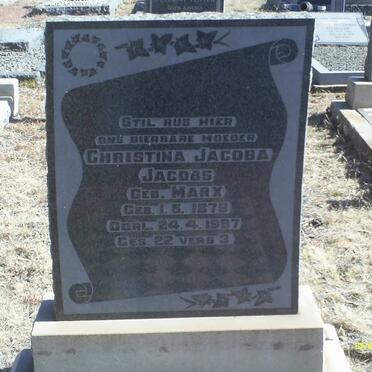 JACOBS Christina Jacoba nee MARX 1878-1967