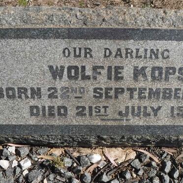 KOPS Wolfie 1903-1931