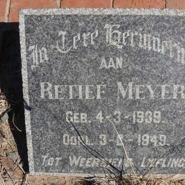 MEYER Retief 1939-1949