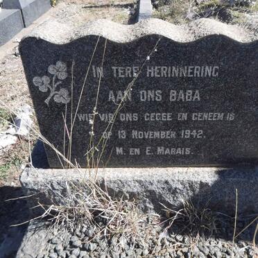 MARAIS Baba 1942-1942