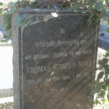 MARX Thomas Ignatius 1881-1951