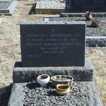 NEL Johannes Burgers Jacobus 1877-1951
