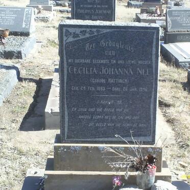 NEL Cecilia Johanna nee HATTINGH 1883-1946