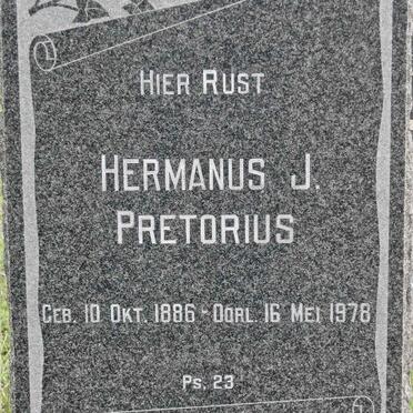 PRETORIUS Hermanus J. 1886-1978