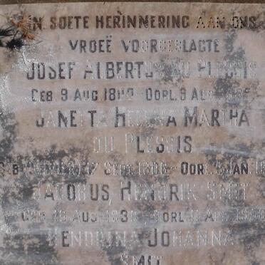 DU PLESSIS :: OLIVIER :: OOSTHUIZEN :: SMIT