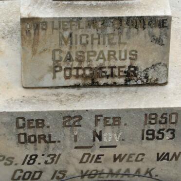 POTGIETER Michiel Casparus 1950-1953