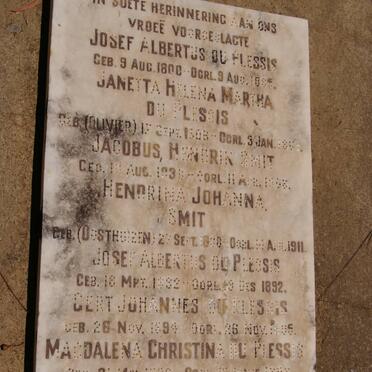 PLESSIS du :: OLIVIER :: SMIT :: OOSTHUIZEN