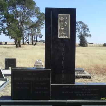 POTGIETER Johannes Christiaan 1886-1964 &amp; Elizabeth Catharina CILLIERS 1892-1980