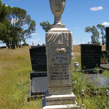 PRETORIUS Willem Lodewyk 1848-1900