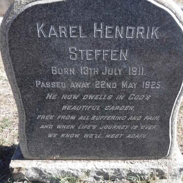STEFFEN Karel Hendrik 1911-1925