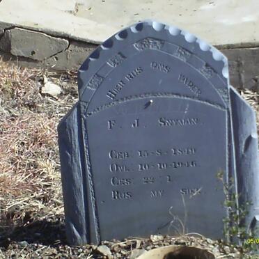 SNYMAN F.J. 1849-1946