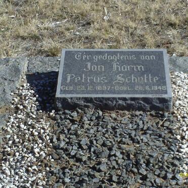SCHUTTE Jan Harm Petrus 1897-1948