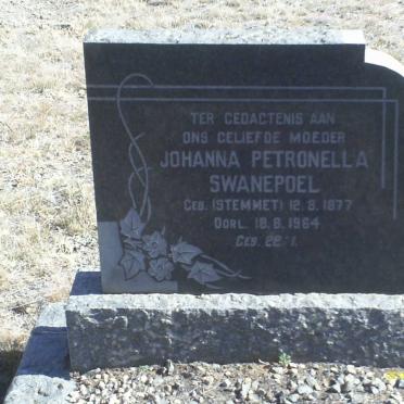 SWANEPOEL Johanna Petronella nee STEMMET 1877-1964