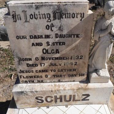 SCHULZ Olga 1932-1942