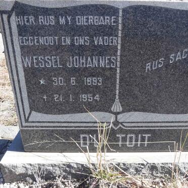 TOIT Wessel Johannes, du 1893-1954